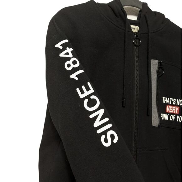 C&A Sweatshirt Hoodie Zip Dress Jacket - Picture 4 of 10